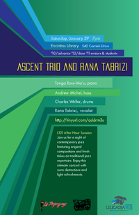 L101 After Hours Session: Ascent Trio & Rana Tabrizi