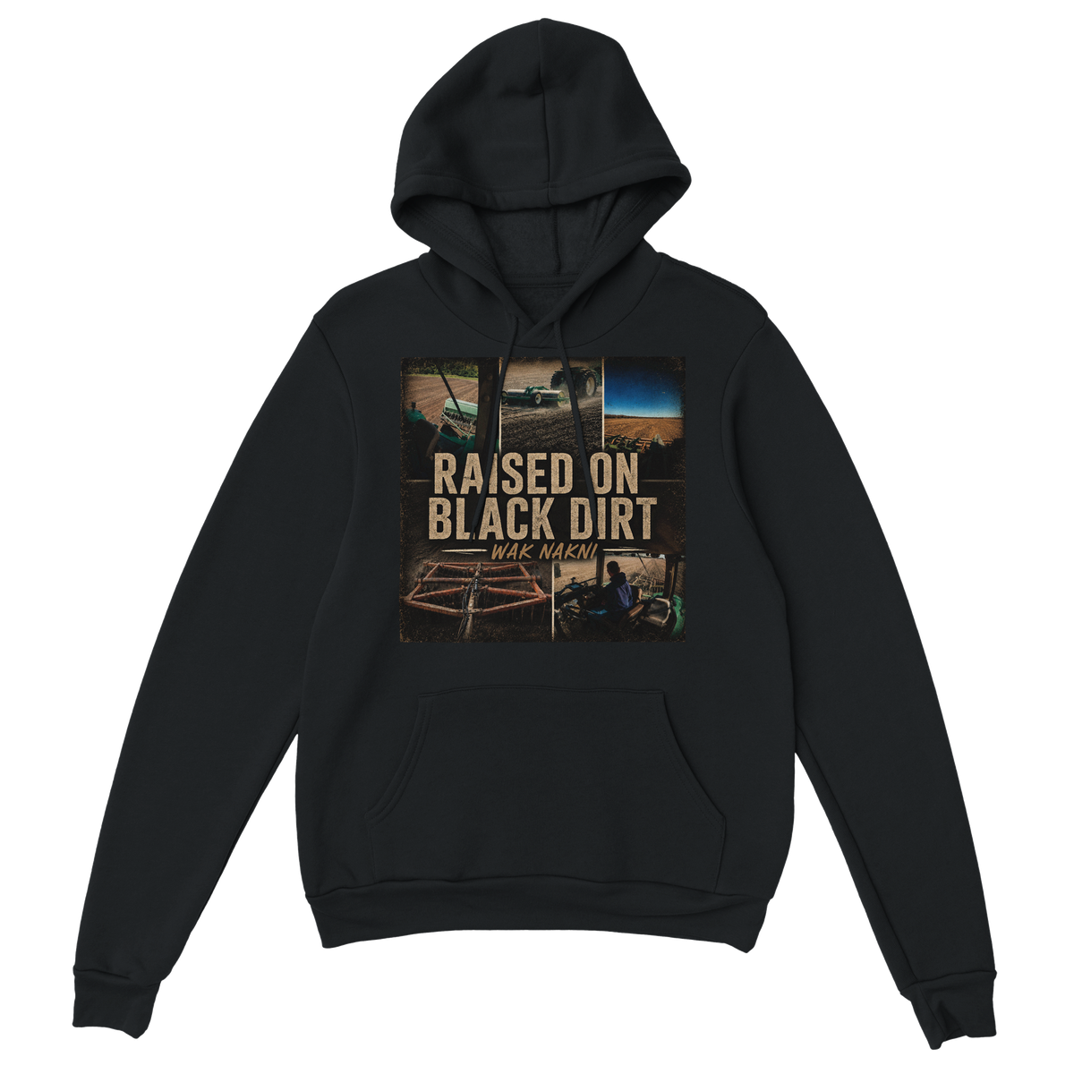 Raised On Black Dirt - Classic Unisex Pullover Hoodie
