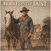 Hooves in the Dust - Fine Art Poster