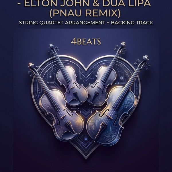 Cold Heart - Elton John & Dua Lipa (PNAU Remix) – String Quartet Arrangement & Backing Track
