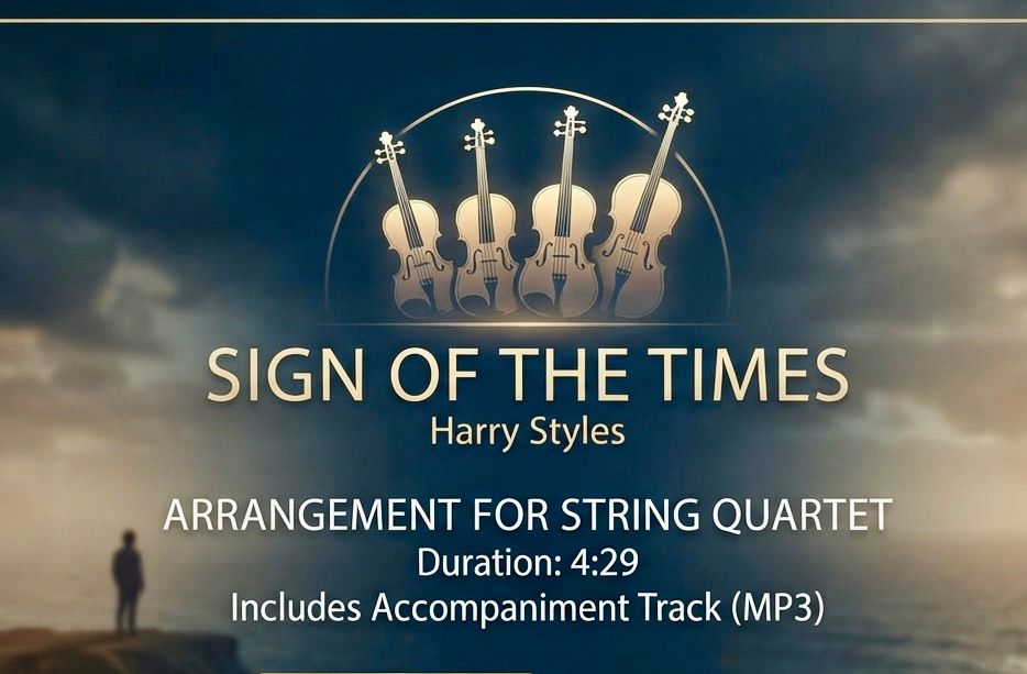 Sign of the Times (Harry Styles) – String Quartet Arrangement & Backing Track