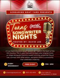 David Lee's Songwriter Night