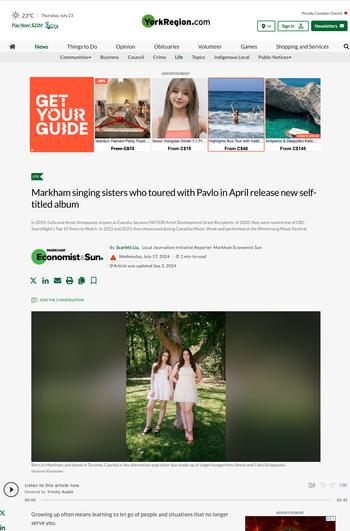 https://www.yorkregion.com/life/markham-singing-sisters-who-toured-with-pavlo-in-april-release-new-self-titled-album/article_fc0bb558-a697-5679-b81f-bb2fad17e09c.html
