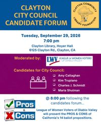 League of Women Voters Candidate Forum