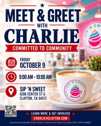 Meet & Greet with Charlie