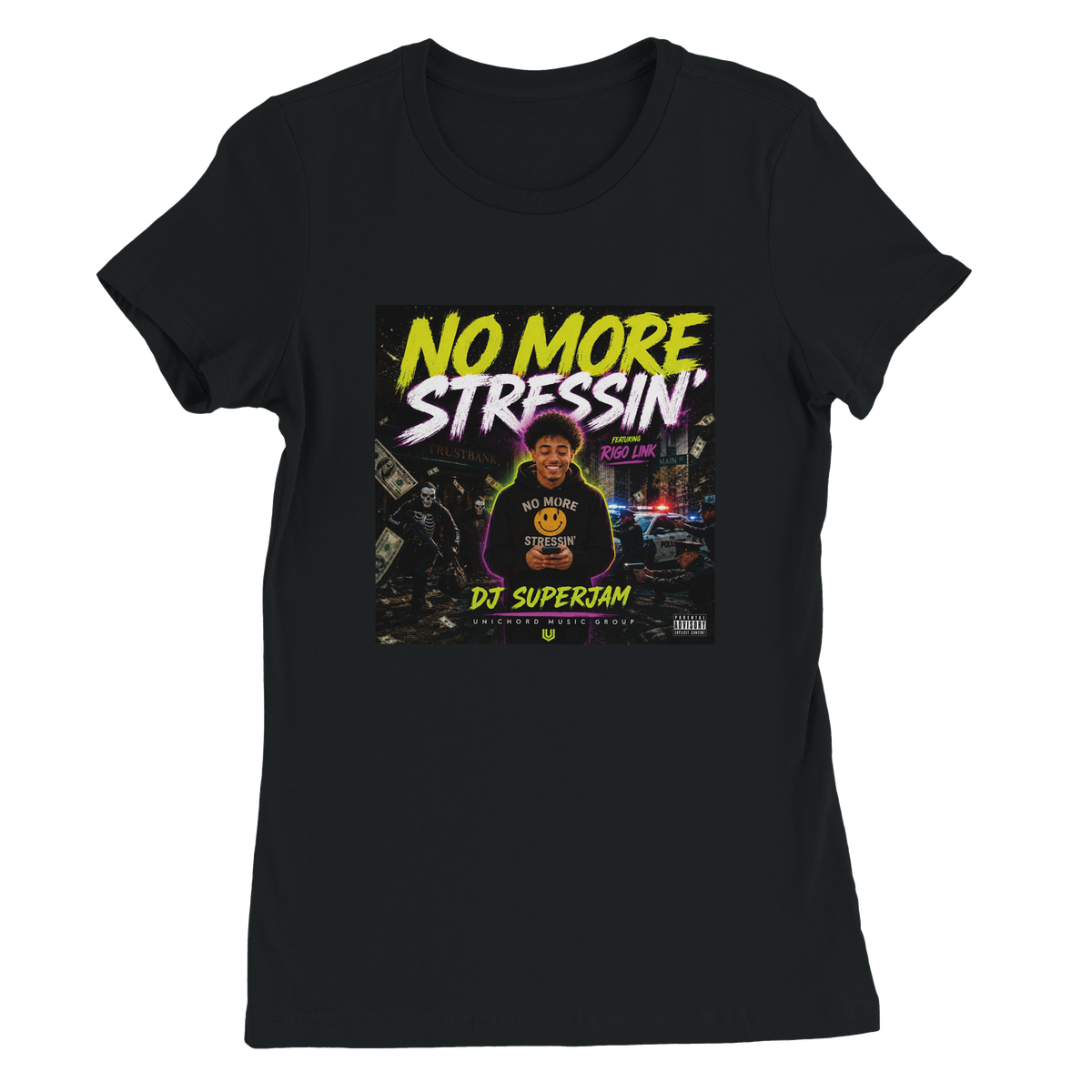 No More Stressin' - Women’s Cut T-Shirt