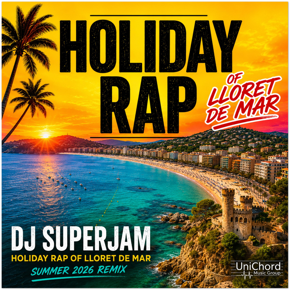 Holiday Rap of Llorett De Mar (2026 REMIX) - Fine Art Poster