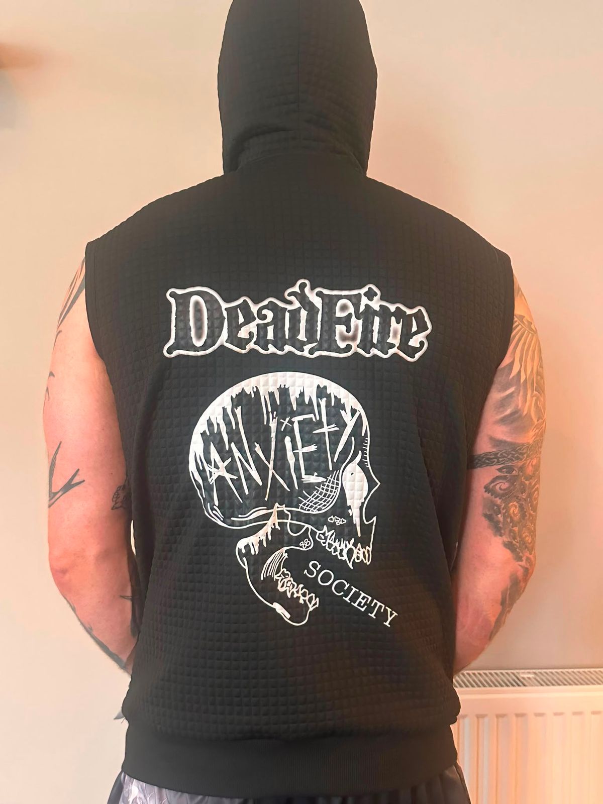 Anxiety Society Sleeveless Hoodie