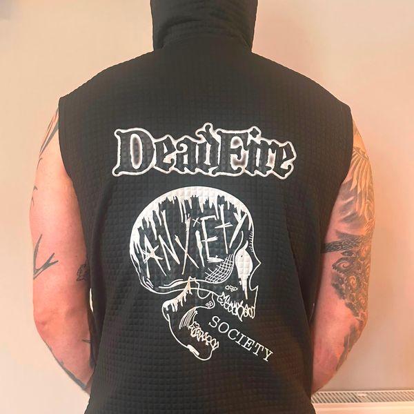 Anxiety Society Sleeveless Hoodie