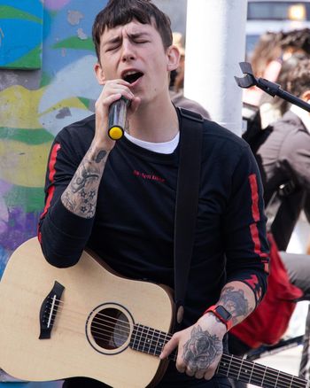 Avin Comeau At Dundas Square Toronto
