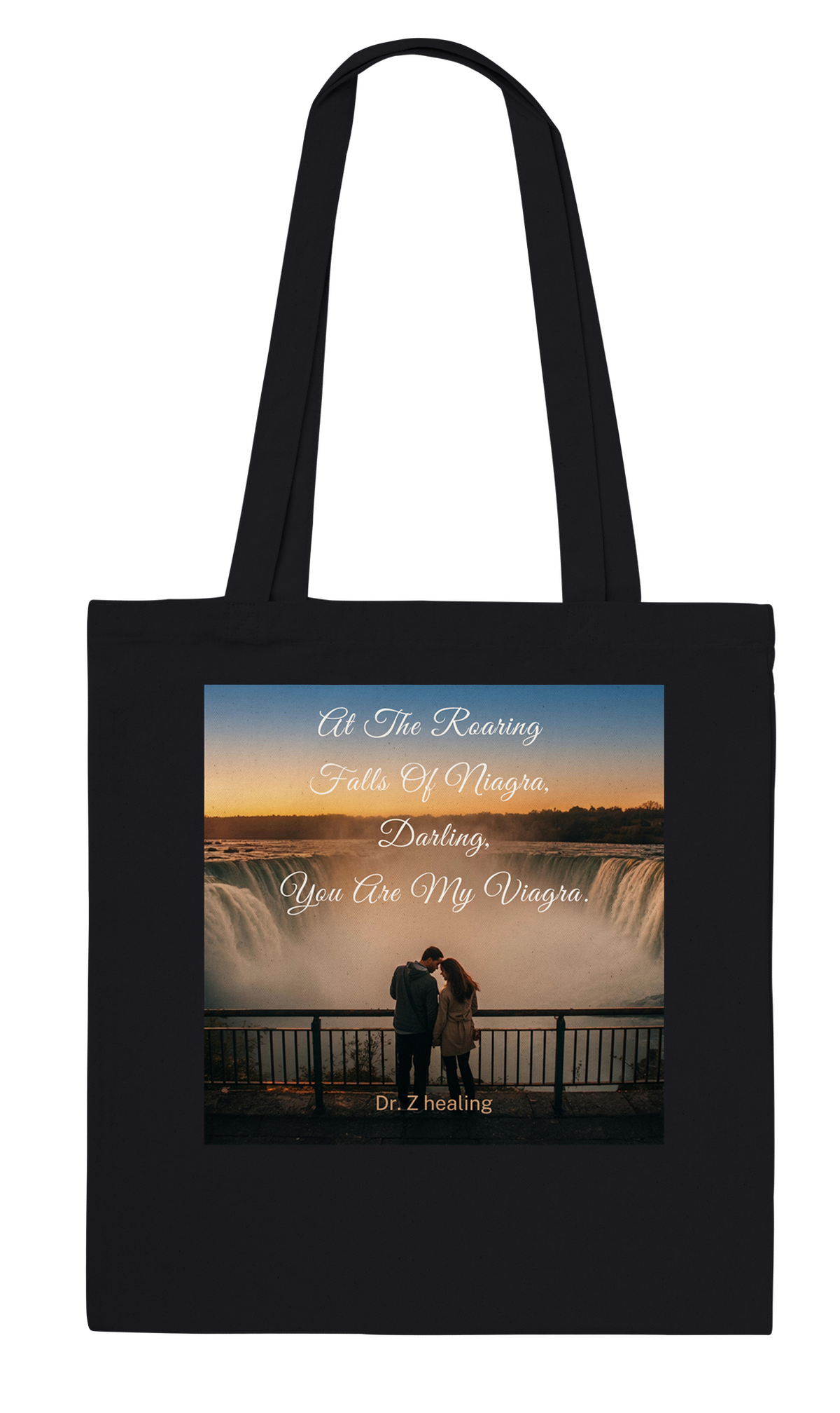 At The Roaring Falls Of Niagra - Tote bag