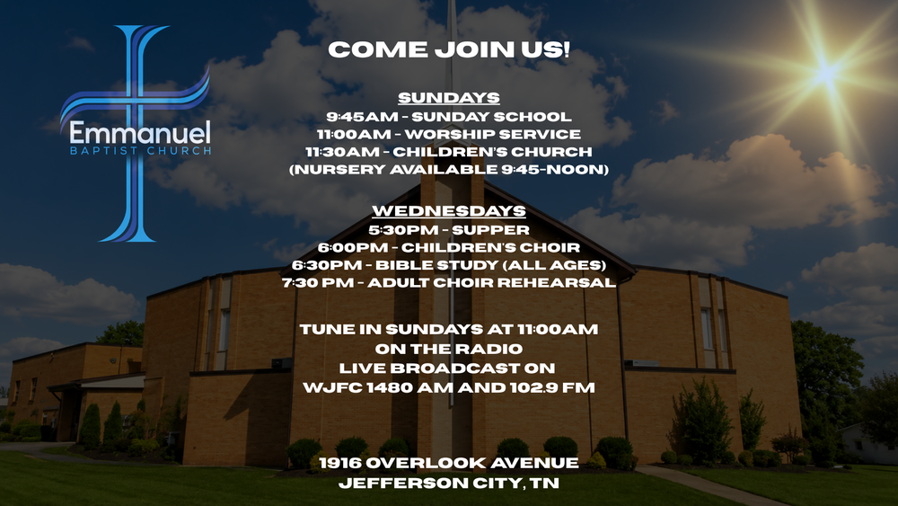 Join us for worship