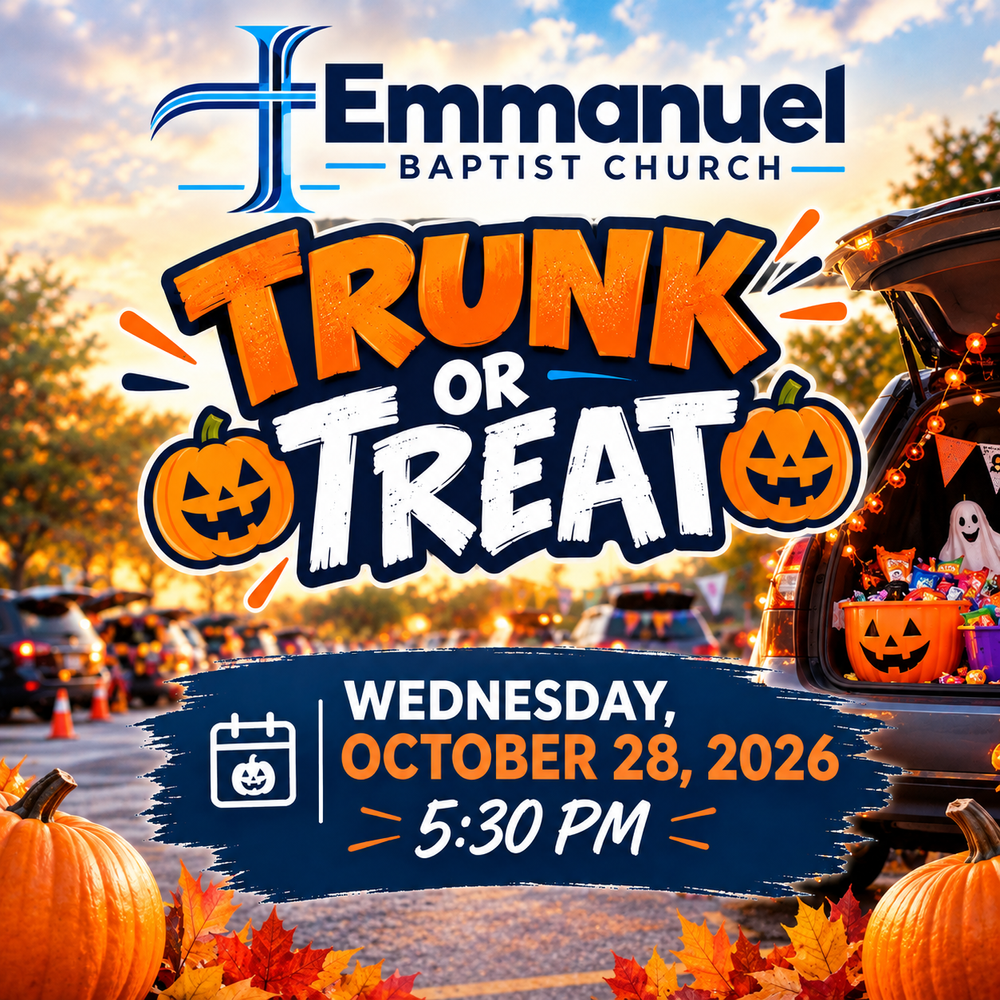 Trunk or Treat 10/28