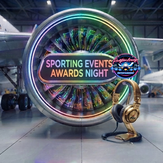 DJ hire sports events awards night Melbourne hire best DJ for sporting events and presentation awards night Melbourne party time airways corporate sporting event DJ hire for all clubs DJ hire