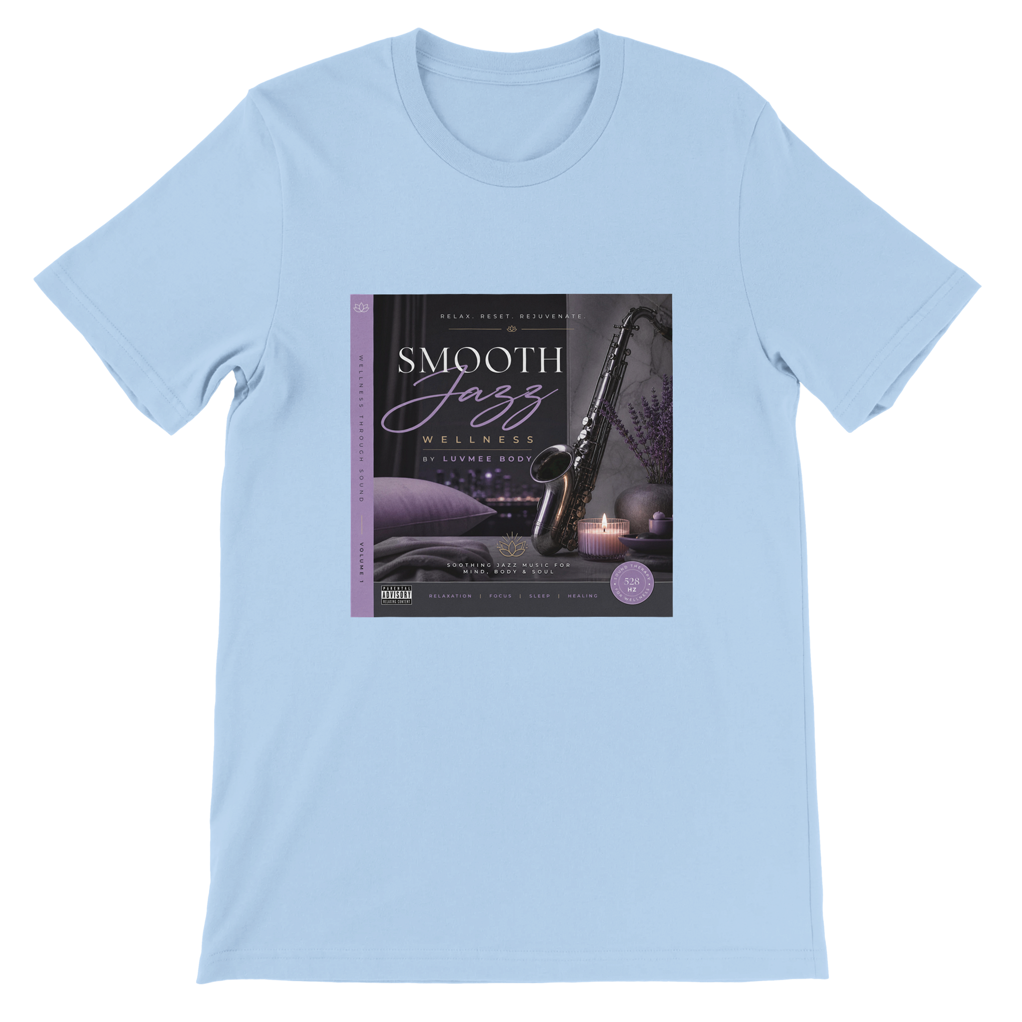 Smooth Jazz Wellness by Luvmee Body - Unisex T-Shirt