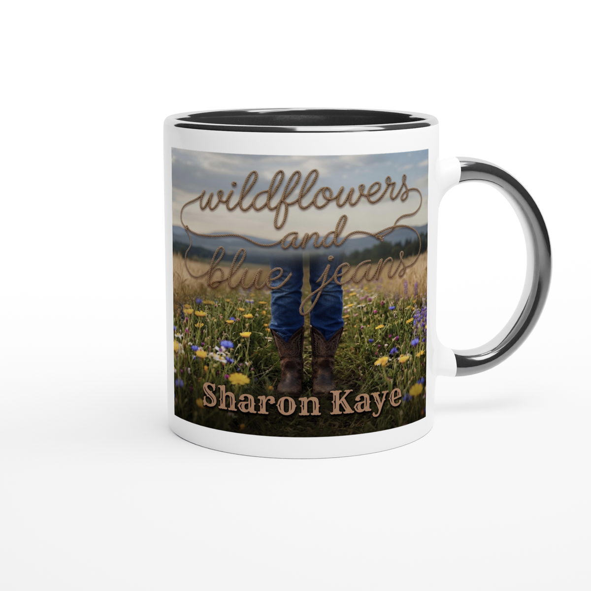 Wildflowers and Blue Jeans - Ceramic Mug