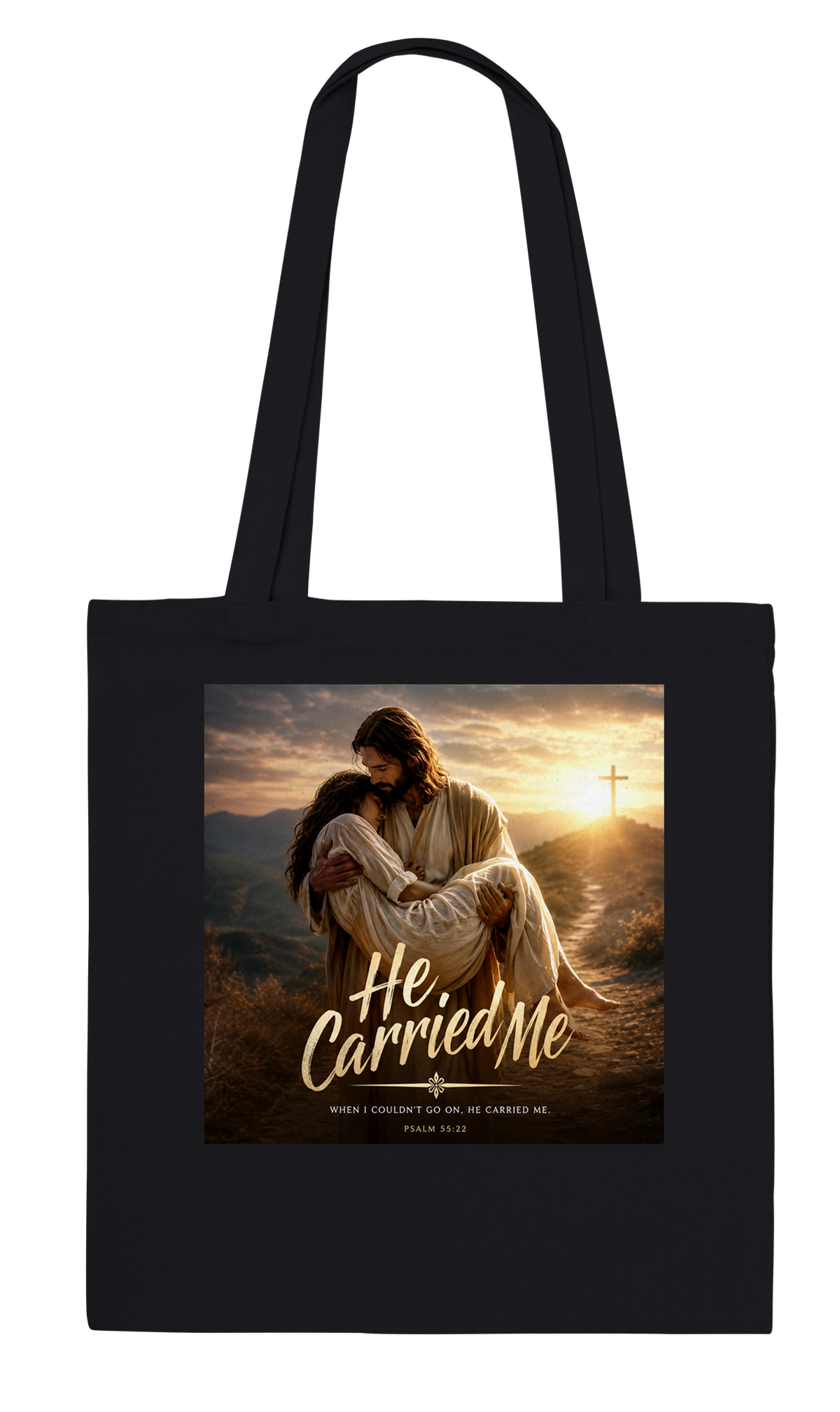 He Carried Me - Tote bag