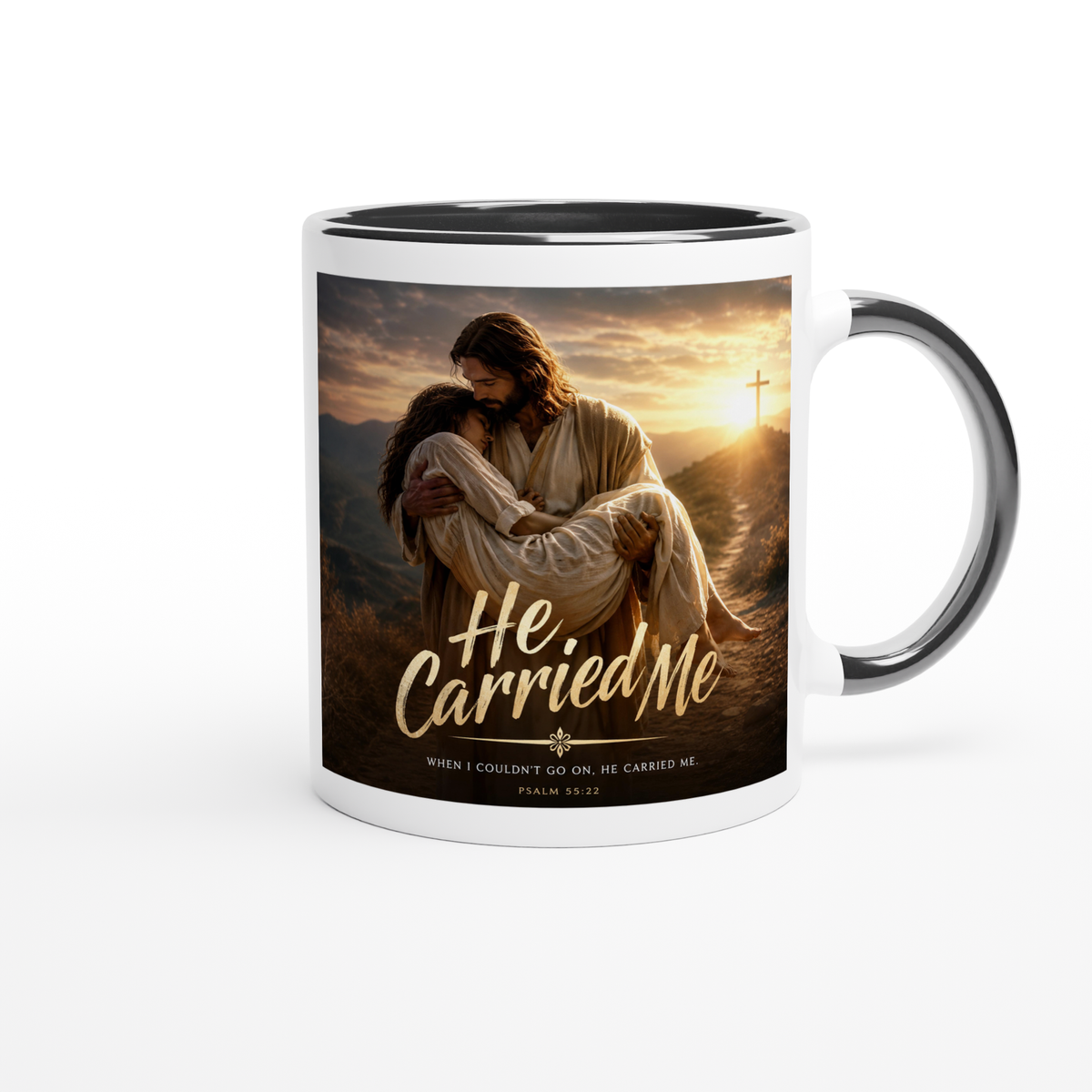 He Carried Me - Ceramic Mug