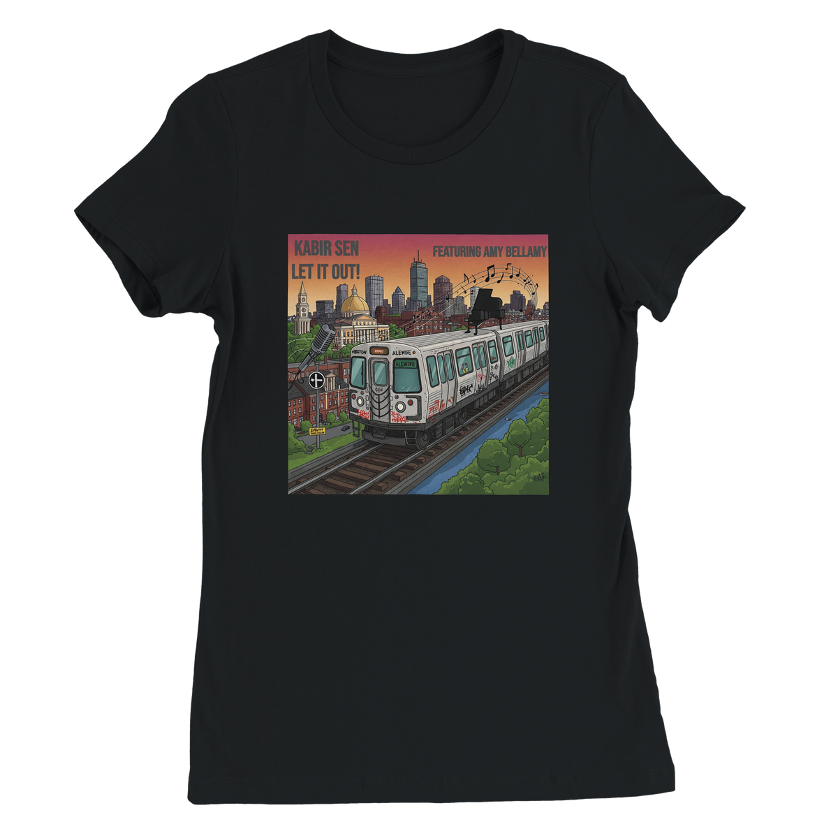Let It Out! (feat. Amy Bellamy) - Women’s Cut T-Shirt