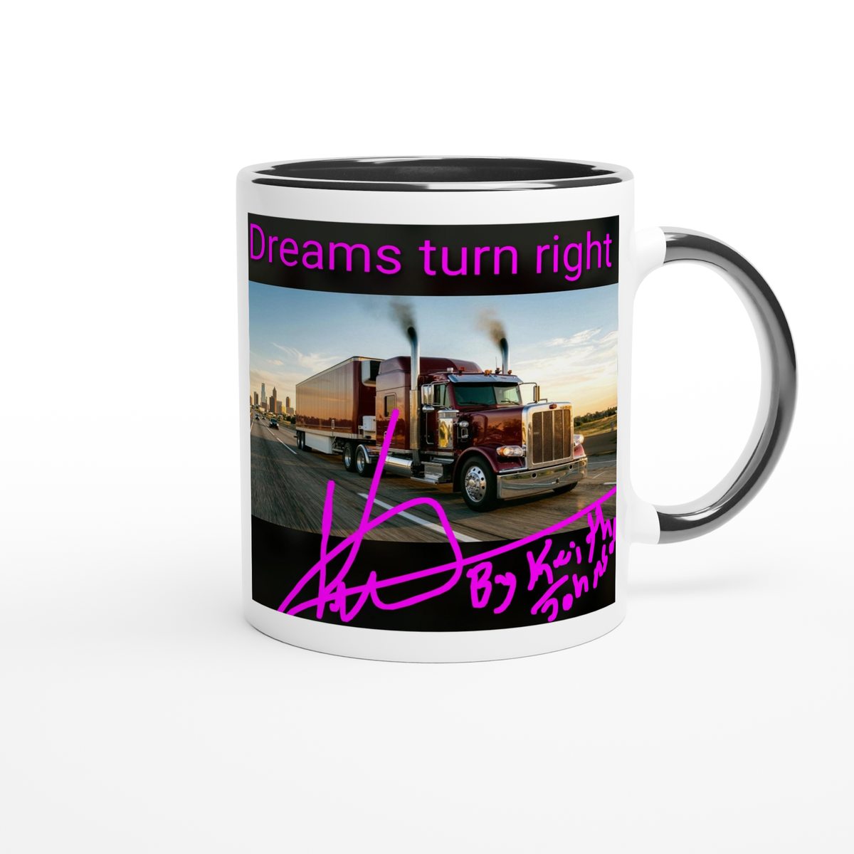 Dreams turn right - Ceramic Mug