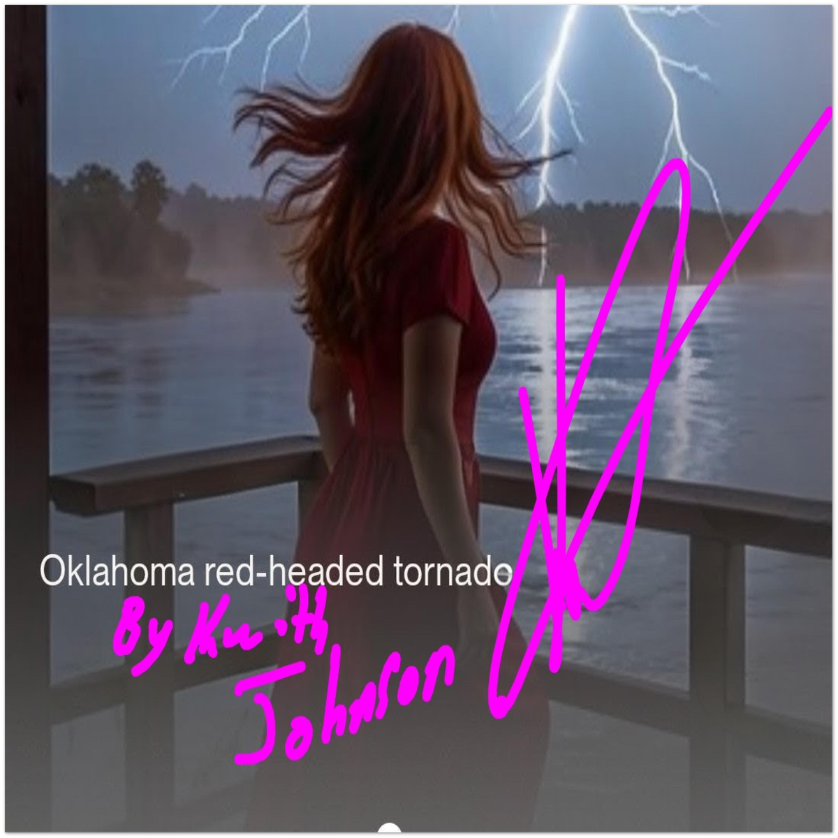 Oklahoma redheaded tornado - Fine Art Poster