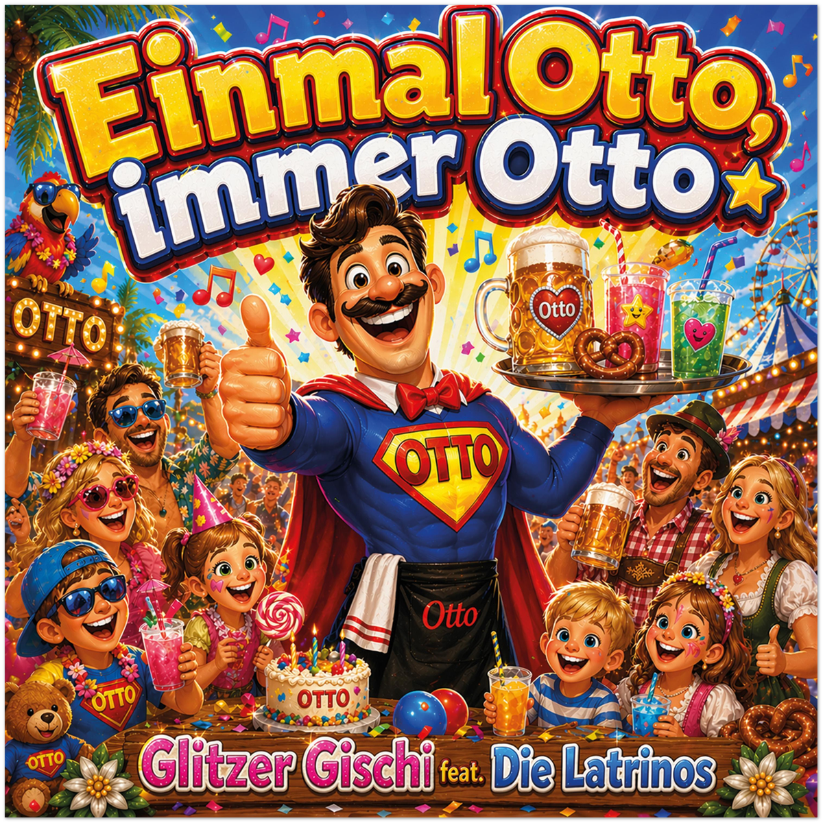 Einmal Otto, immer Otto (feat. Die Latrinos) - Fine Art Poster