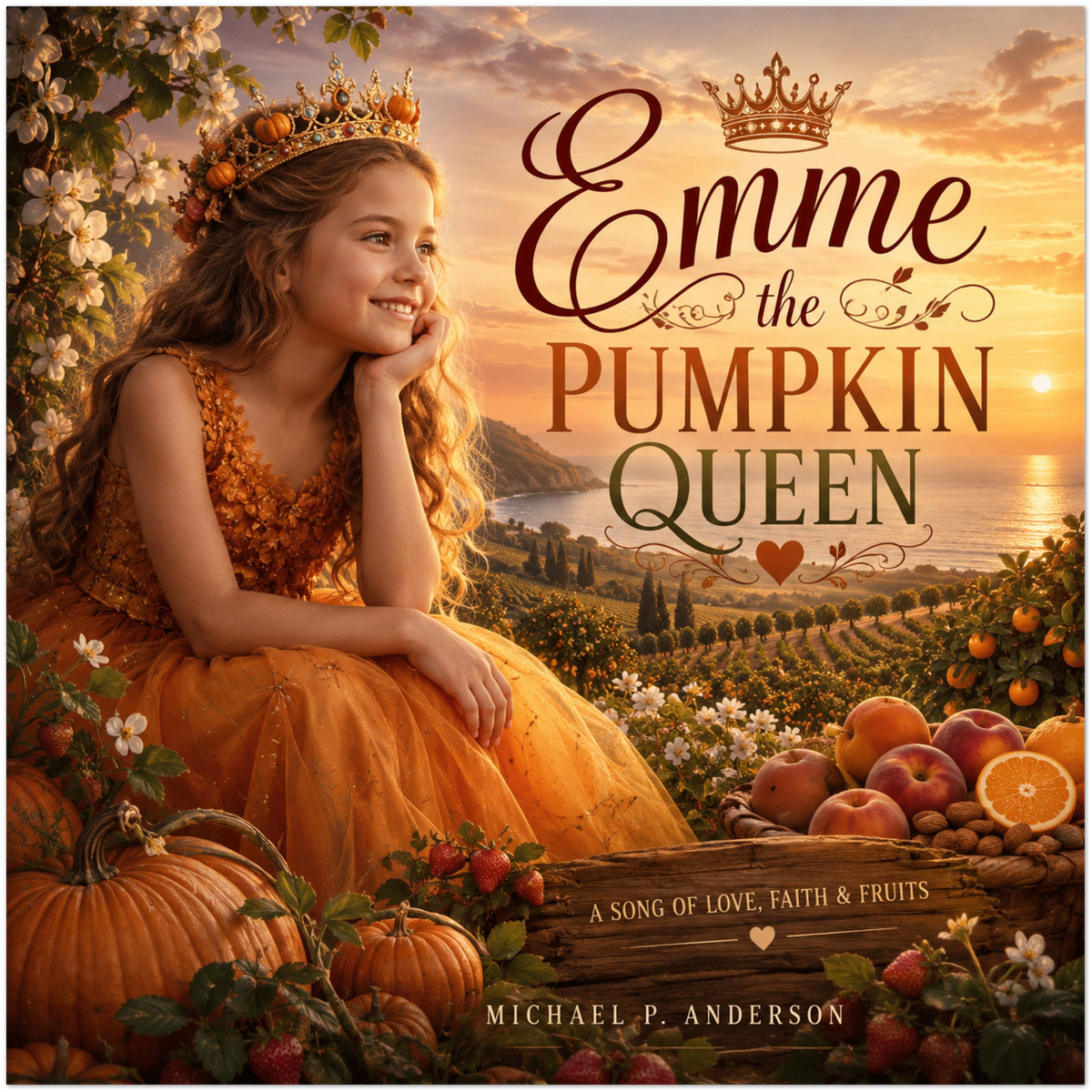 Emme The Pumpkin Queen - Fine Art Poster
