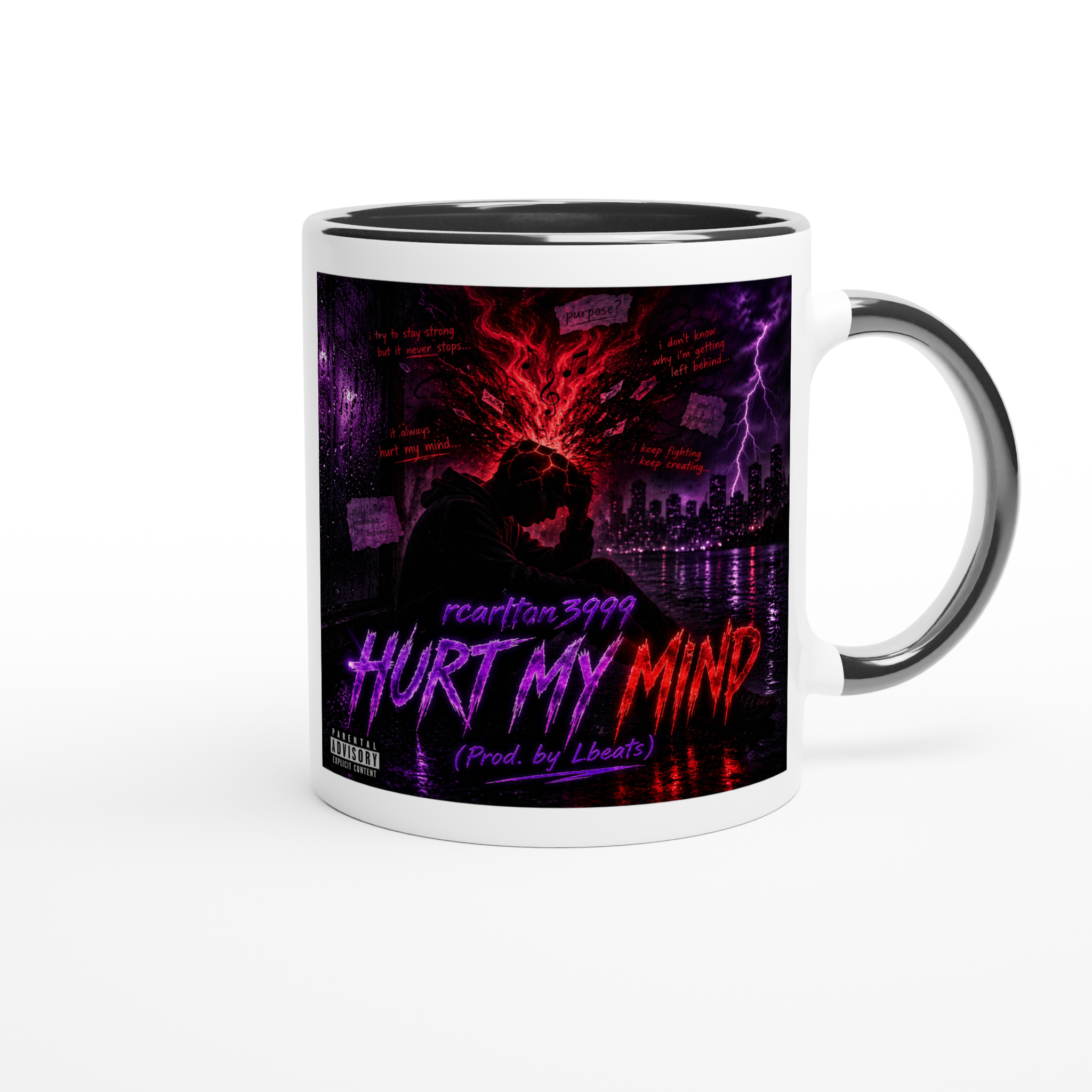 Hurt My Mind (feat. Lbeats) - Ceramic Mug