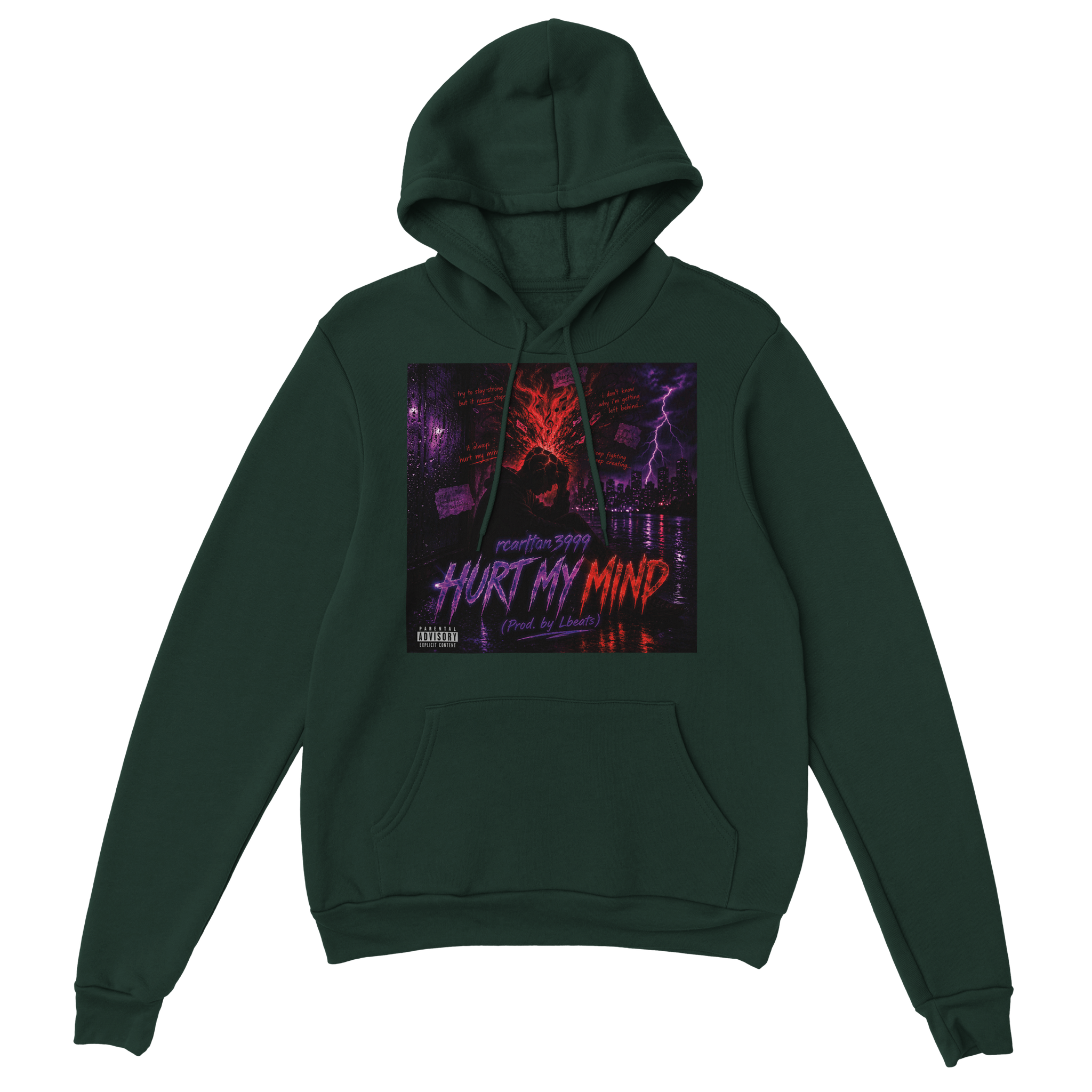 Hurt My Mind (feat. Lbeats) - Classic Unisex Pullover Hoodie