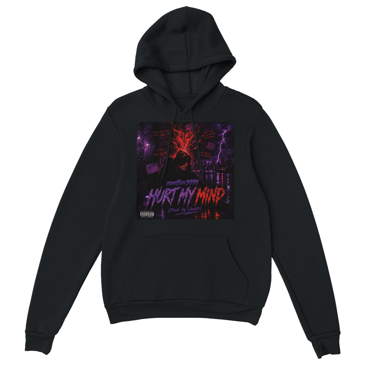 Hurt My Mind (feat. Lbeats) - Classic Unisex Pullover Hoodie