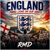 England (Three Lions On Our Shirts) - Fine Art Poster
