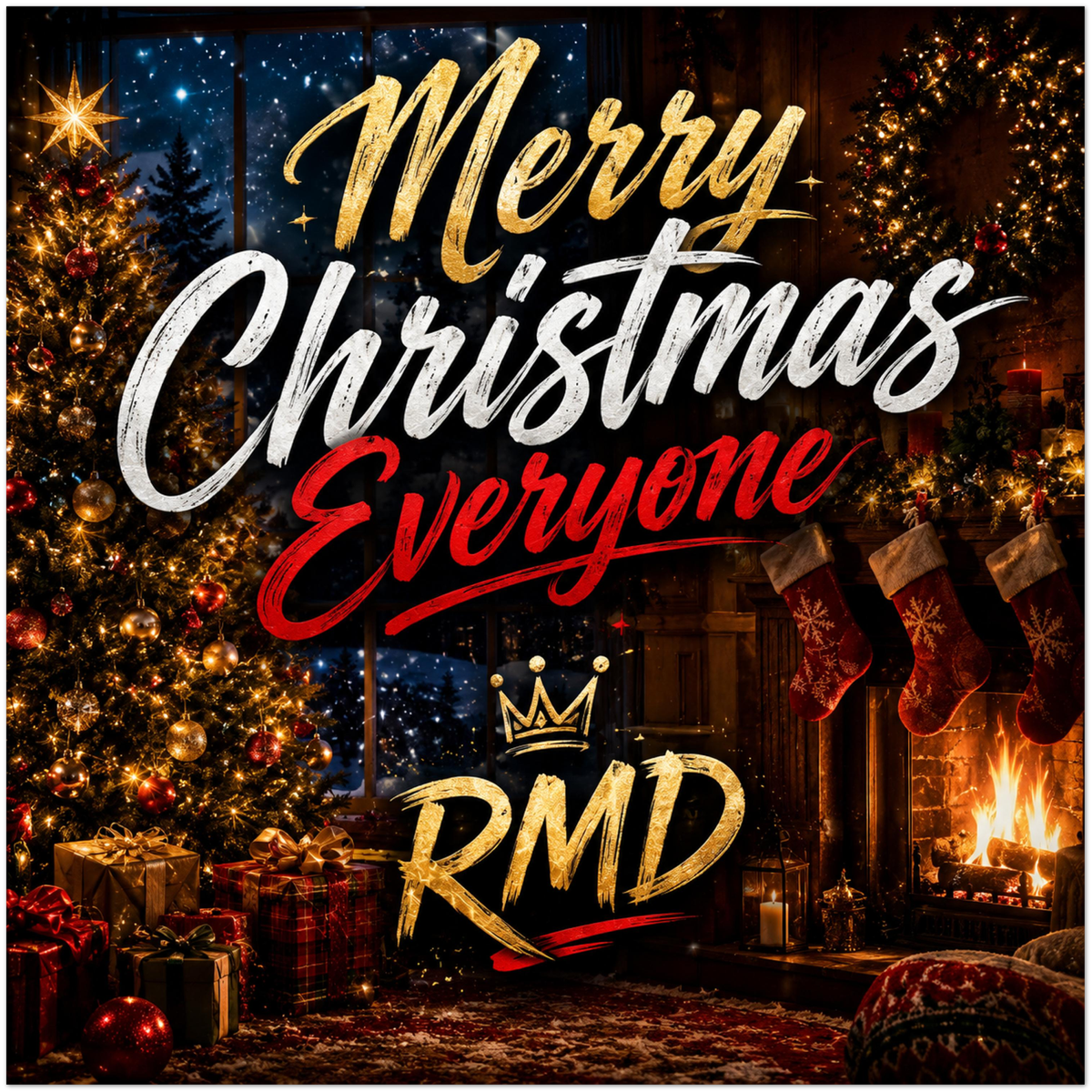Merry Christmas Everyone - Fine Art Poster