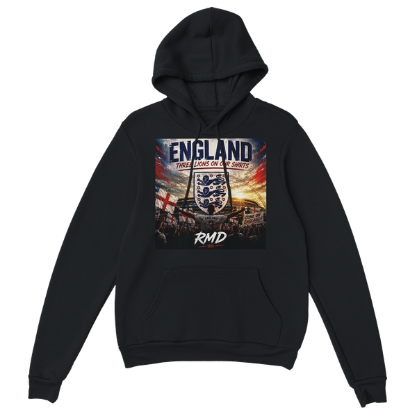 England (Three Lions On Our Shirts) - Classic Unisex Pullover Hoodie