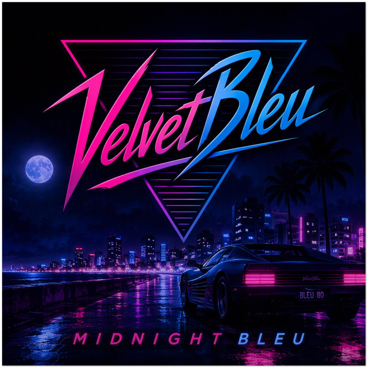 Midnight Bleu - Fine Art Poster