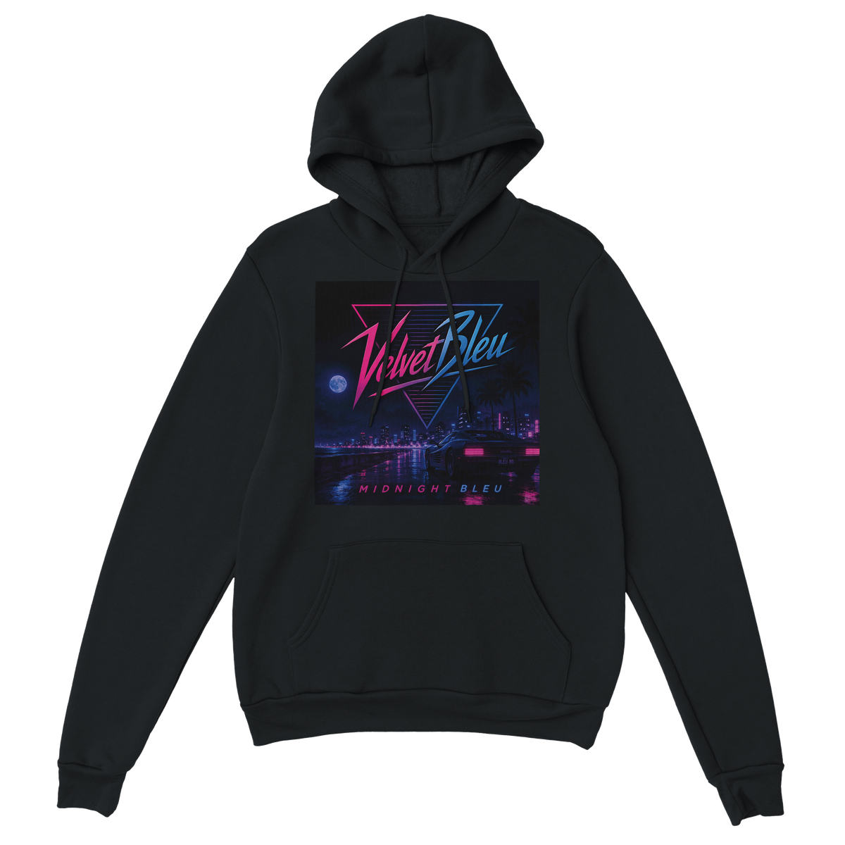 Midnight Bleu - Classic Unisex Pullover Hoodie