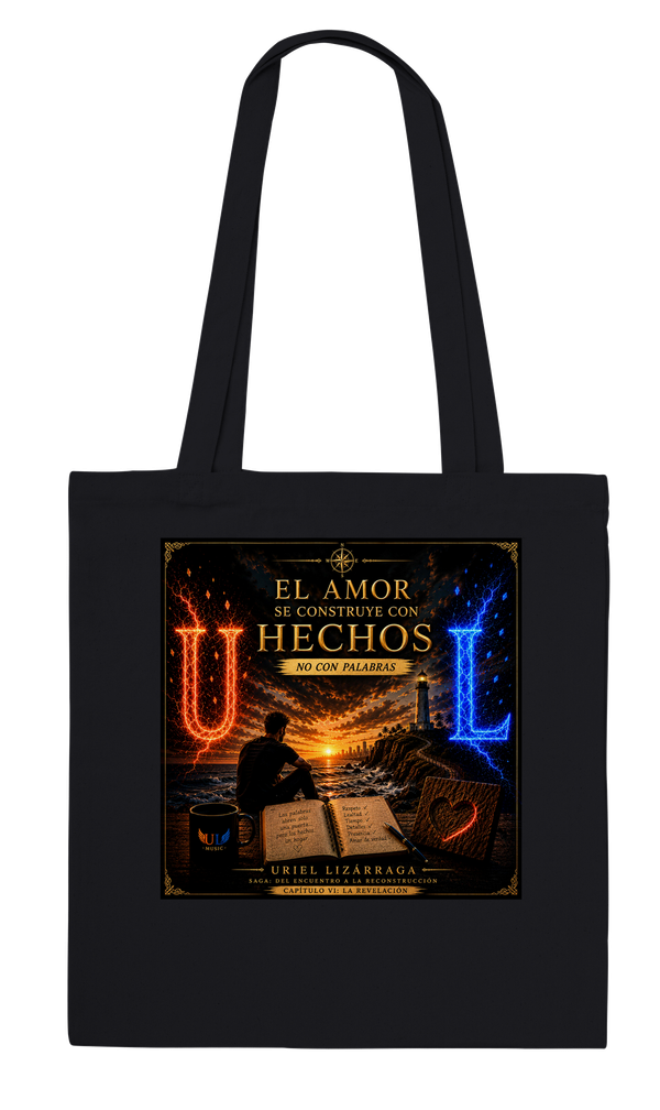 El amor se construye con hechos - Tote bag