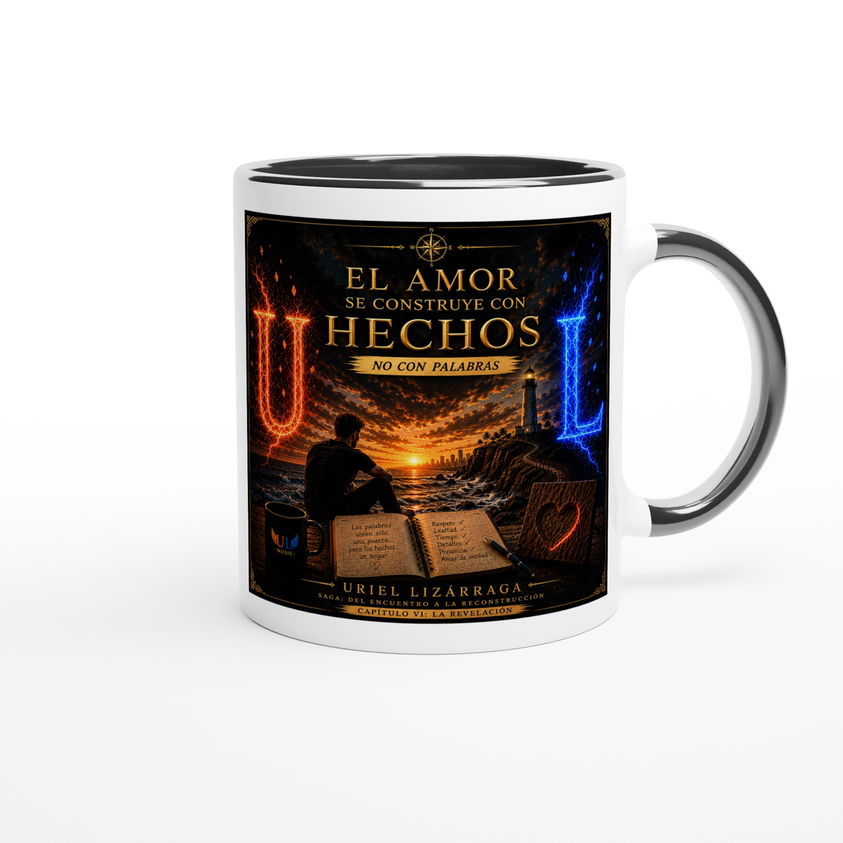 El amor se construye con hechos - Ceramic Mug