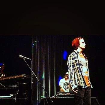 Adrian on stage performing his solo act "Maverick" from way back in the day! Circa 2016
