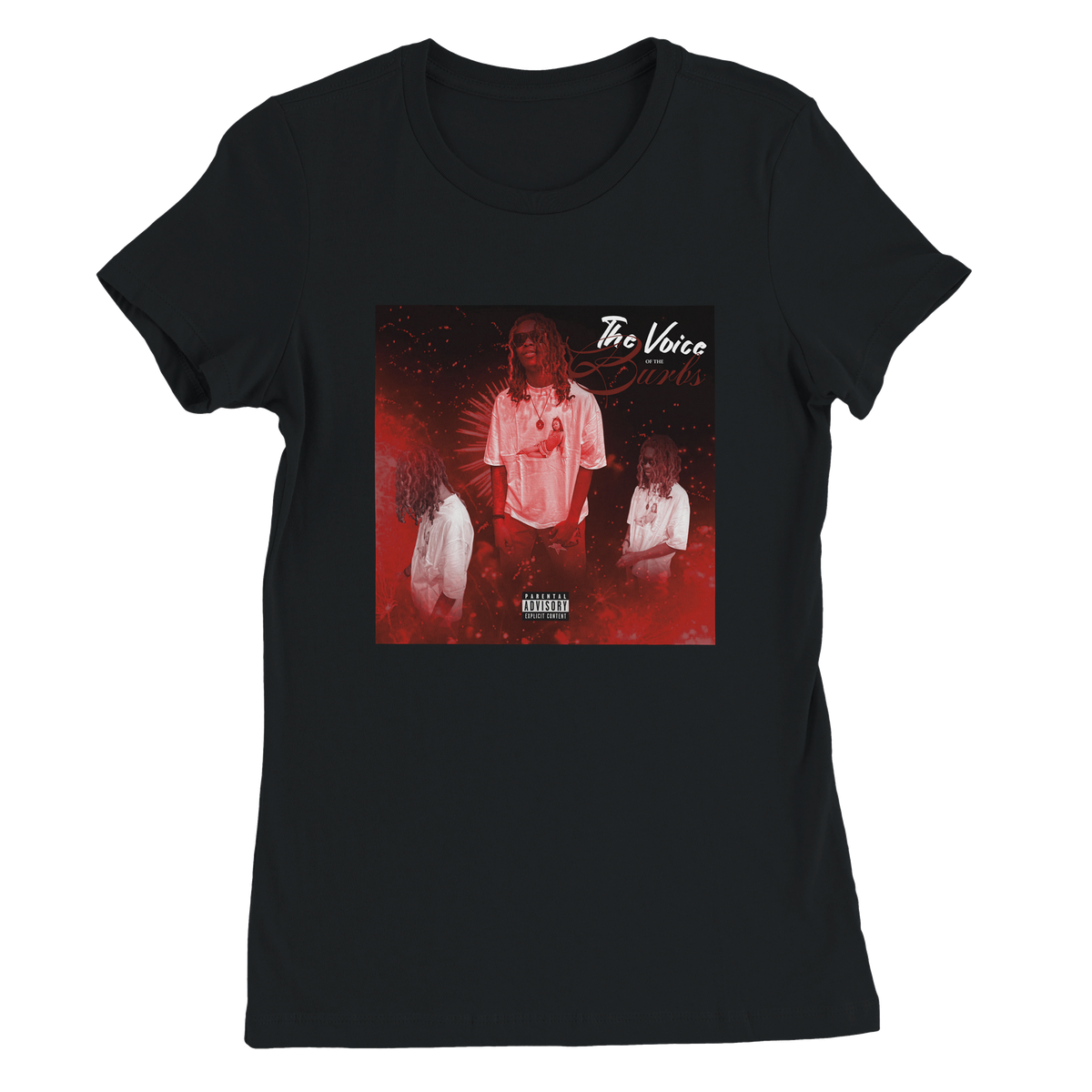 the voice of the burbs - Women’s Cut T-Shirt
