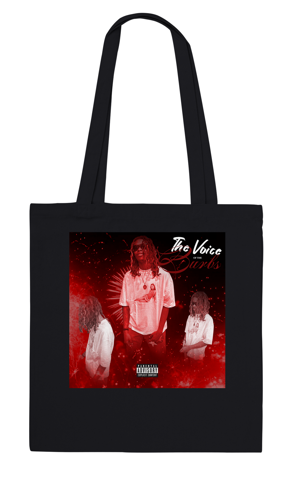 the voice of the burbs - Tote bag