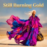 Still Burning Gold by Ruby Ai Art