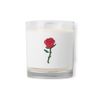 Kiss from a rose glass Jar soy wax candle