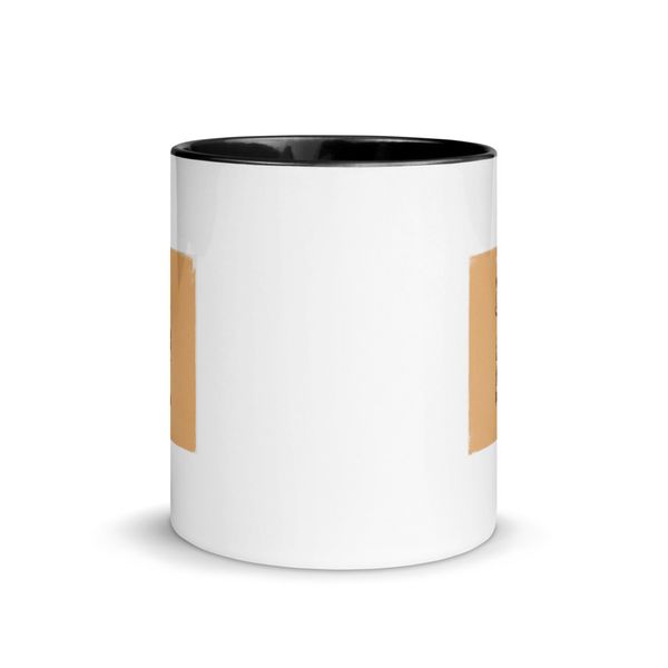 White Ceramic Mug with Color Inside