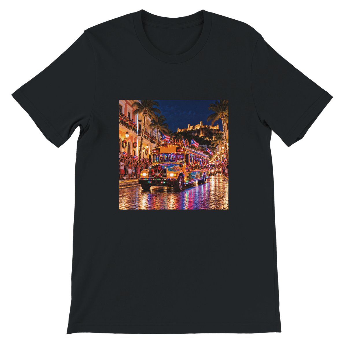 Christmas in Full Bloom (Puerto Rico) - Unisex T-Shirt