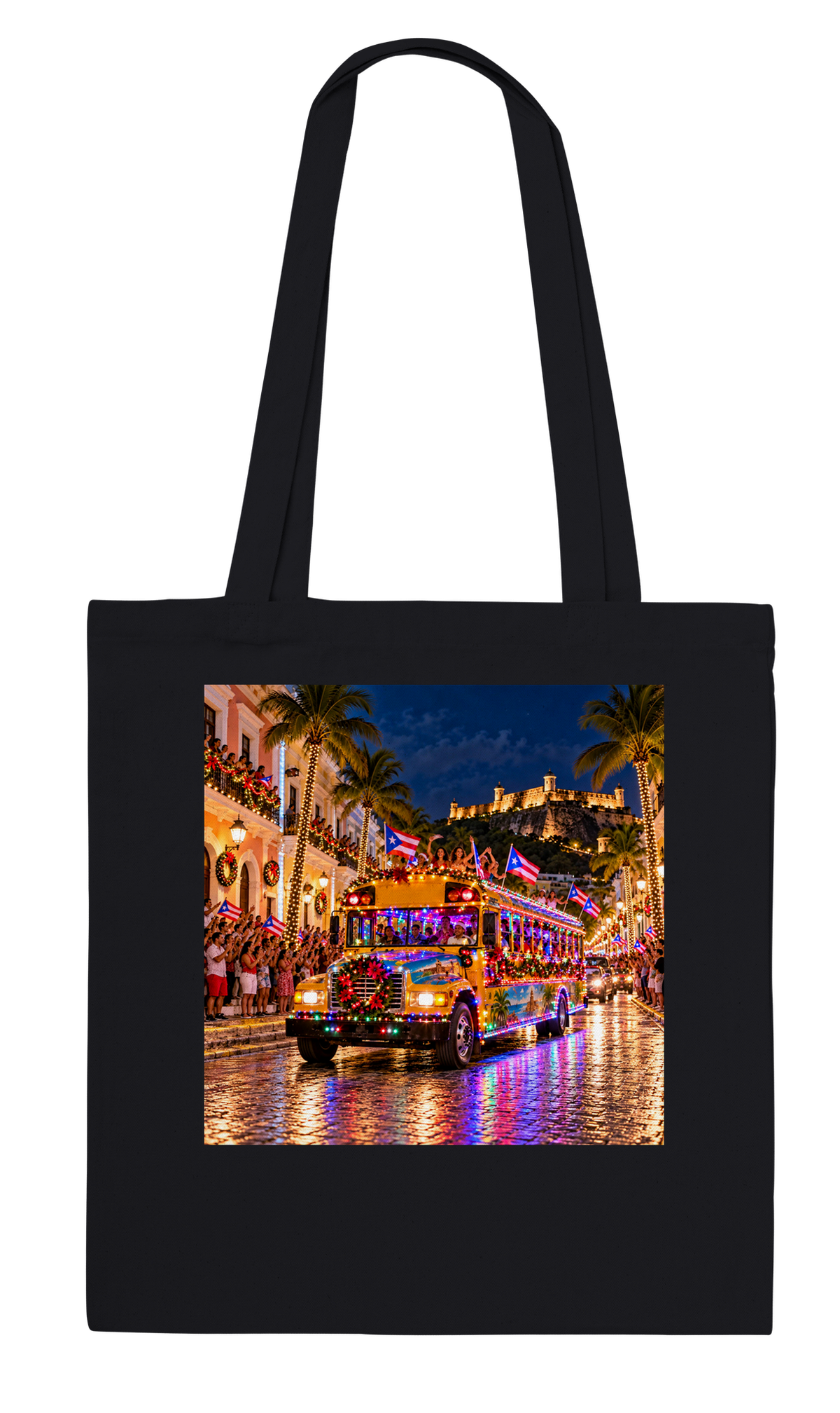 Christmas in Full Bloom (Puerto Rico) - Tote bag