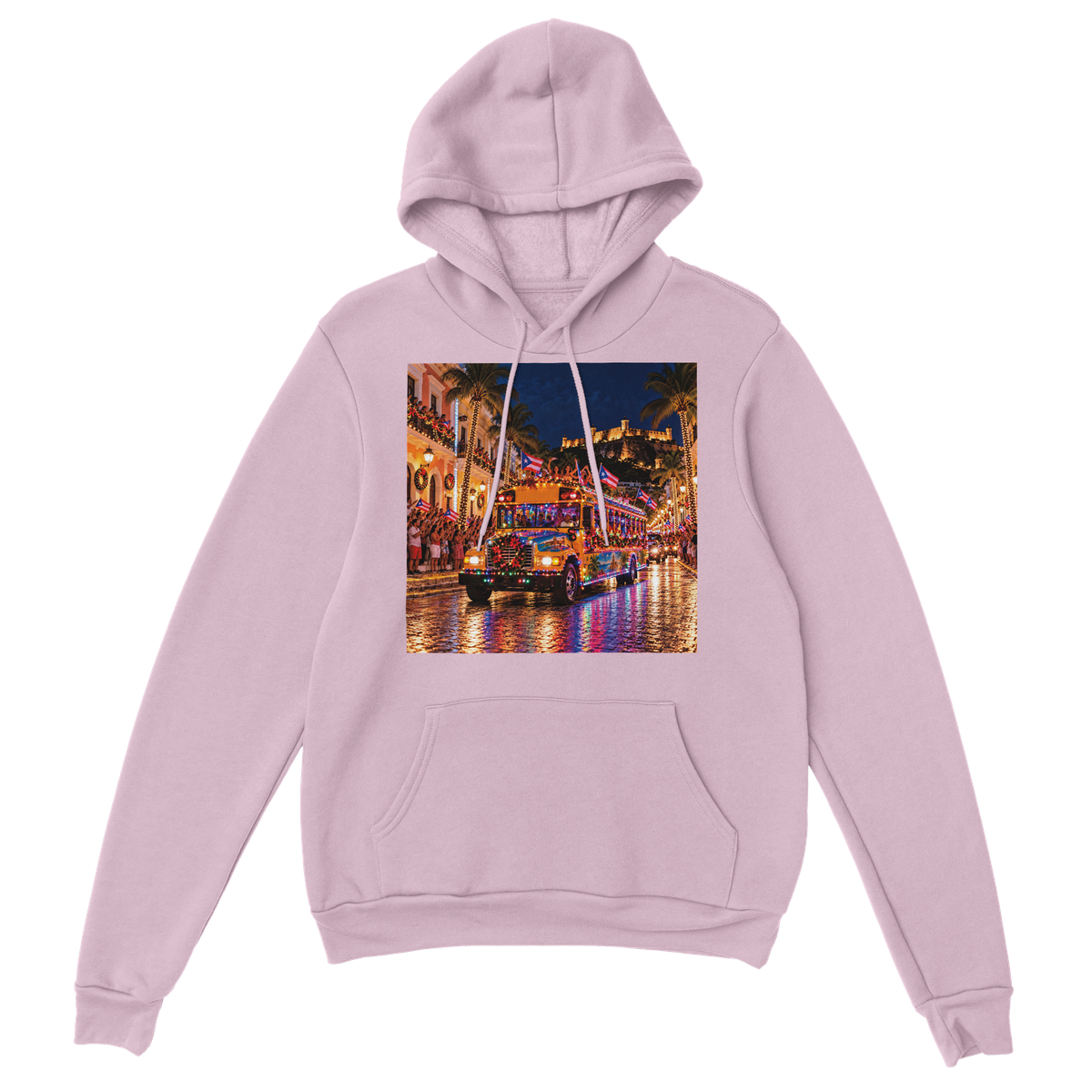 Christmas in Full Bloom (Puerto Rico) - Classic Unisex Pullover Hoodie