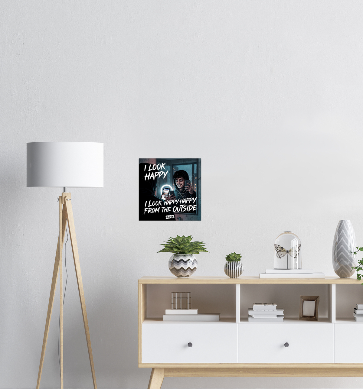 I Look Happy From The Outside - Fine Art Poster