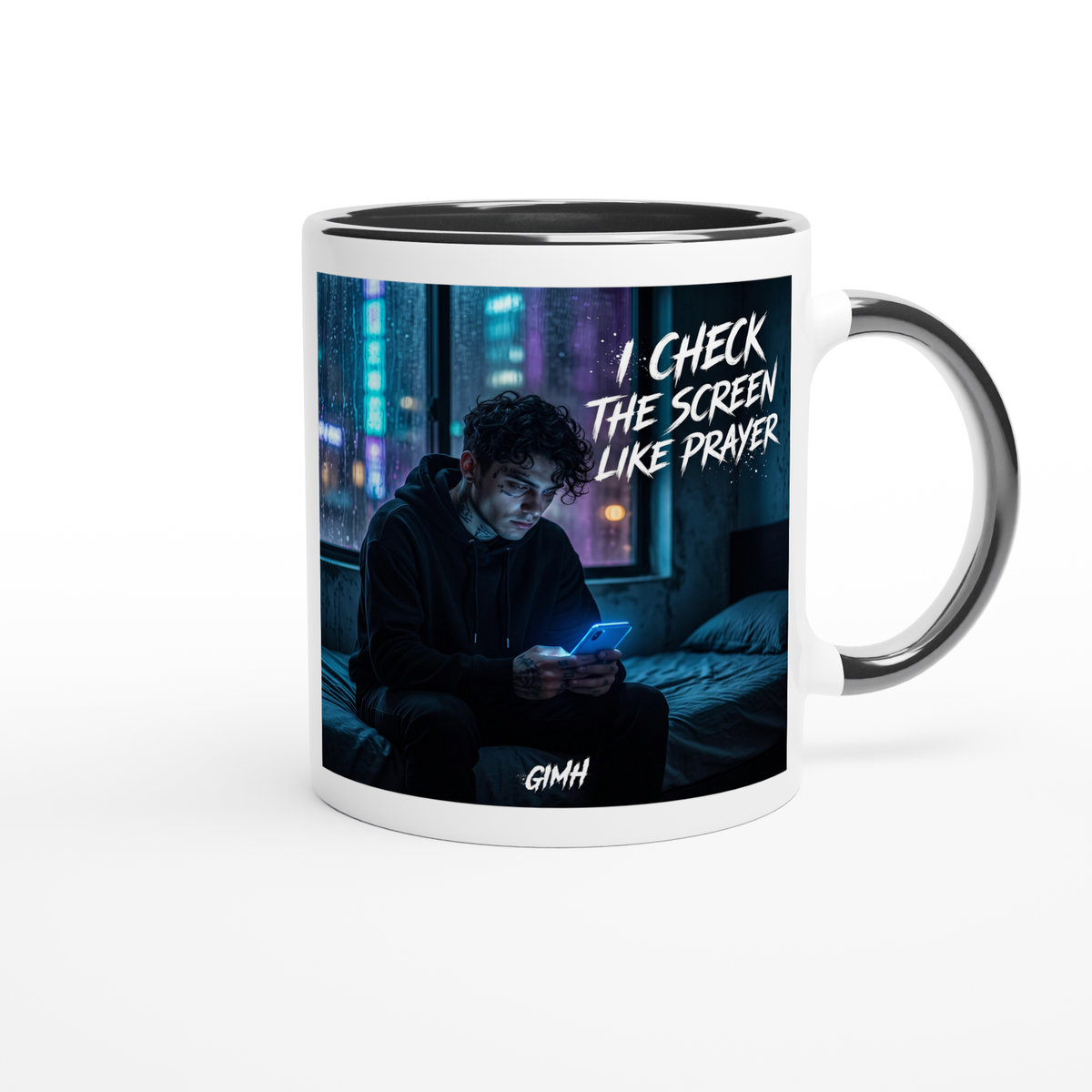I Check The Screen Like Prayer - Ceramic Mug