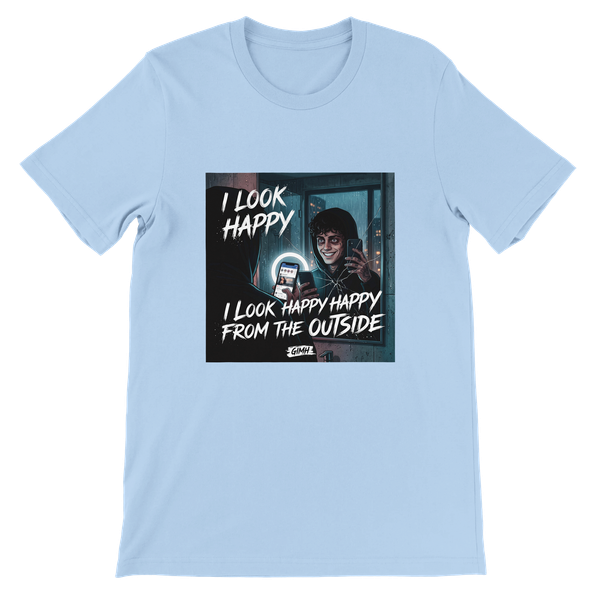 I Look Happy From The Outside - Unisex T-Shirt
