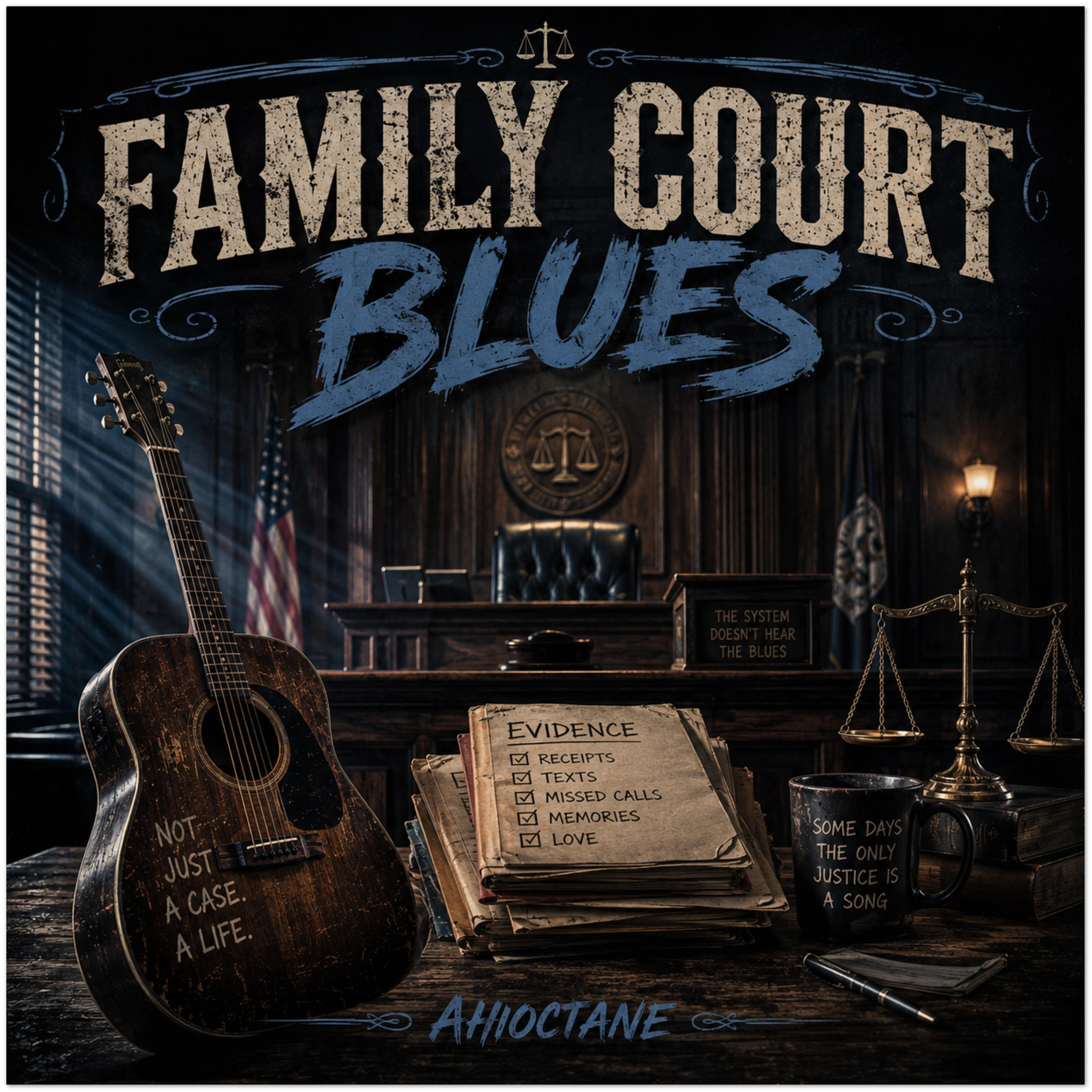 Family Court Blues - Fine Art Poster